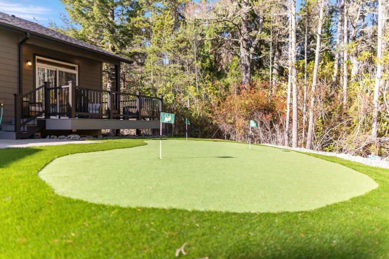 Outdoor recreation area at Bandon Dunes rental house