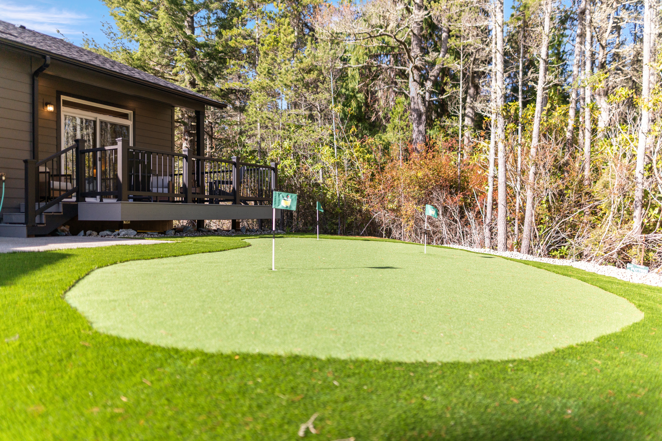 Outdoor recreation area at Bandon Dunes rental house